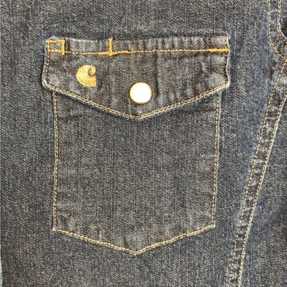 Ladies Carhartt Pearl Snap Shirt - Picture 6 of 9